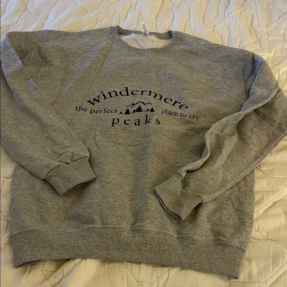 The Lakes Gray Crewneck (fan made unofficial merch)